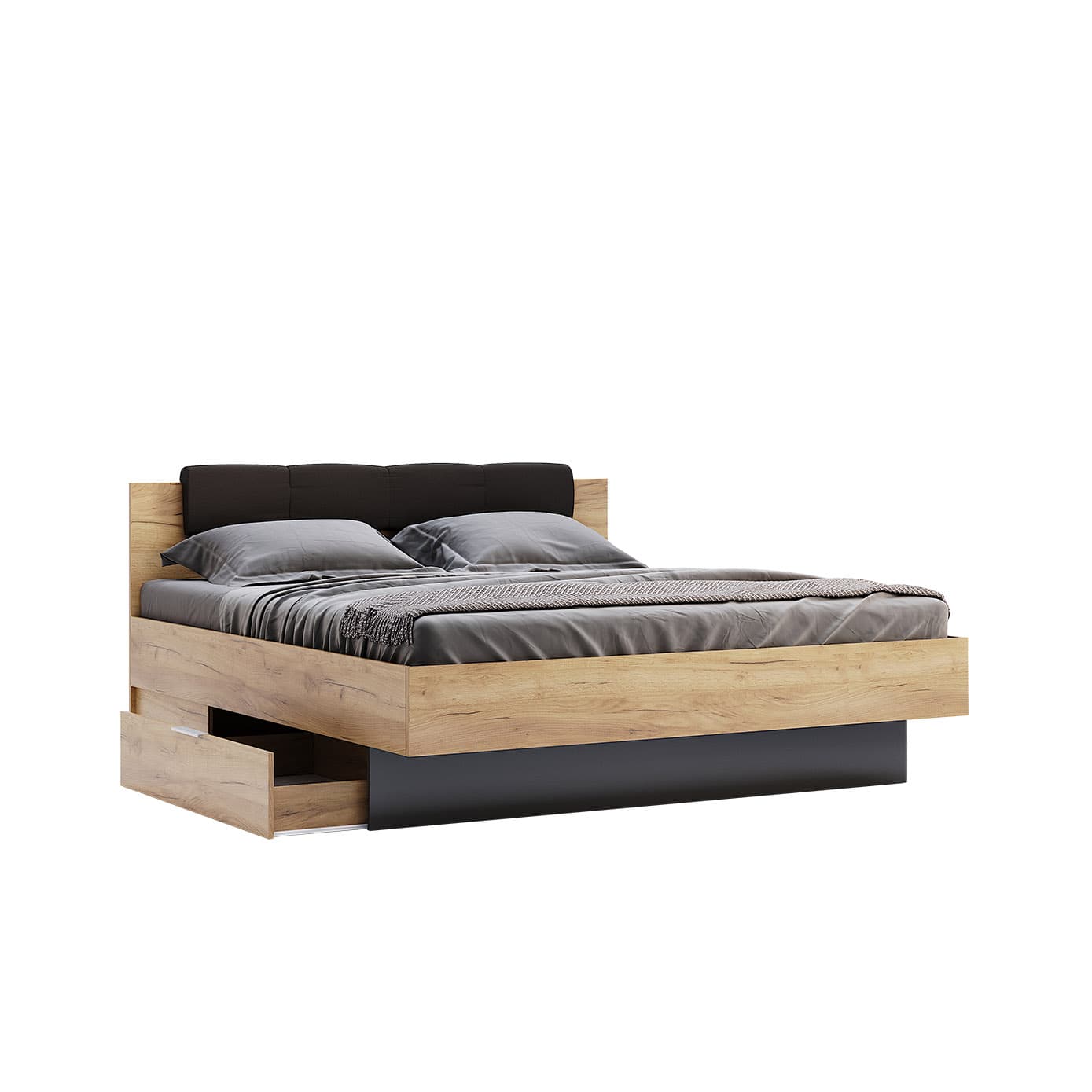 Двоспальне ліжко Luna 160x200 см без каркасу MiroMark