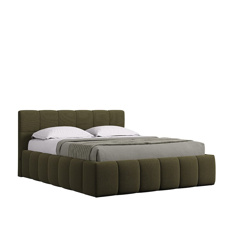 Двоспальне ліжко М'яке Тоny 200x200 см MiroMark