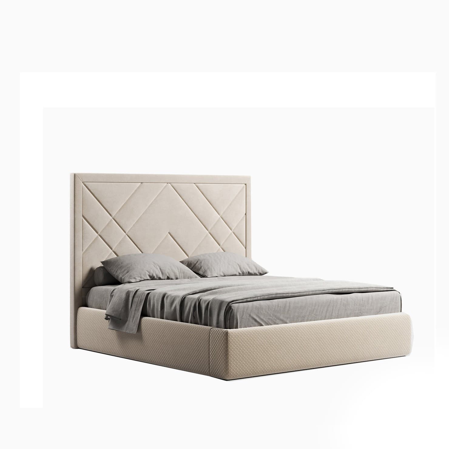 Двоспальне ліжко М'яке  Viva 160x200 см MiroMark