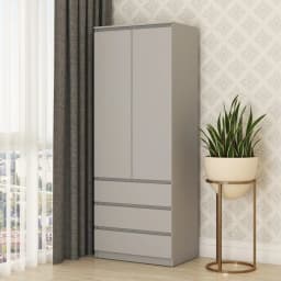 Шафа розпашна з ящиками Нео 2Д3Ш 80x50x210 см Бетон 1