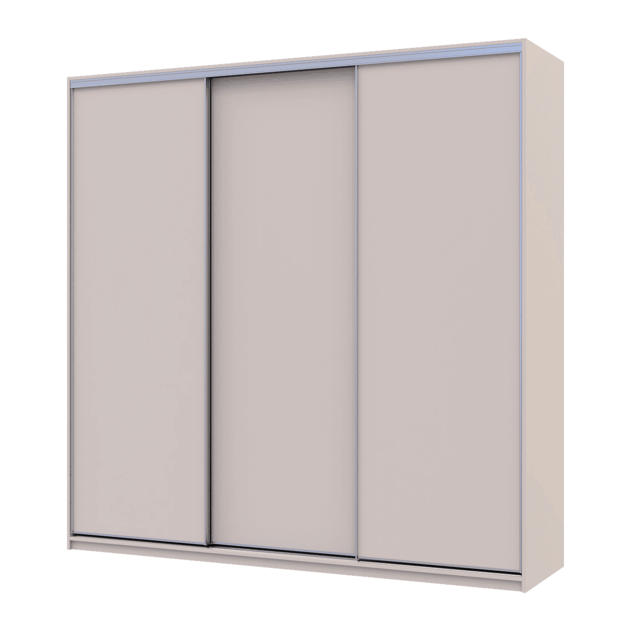 Шафа купе Doros Сіті Лайт Кашемір 3 ДСП 225х60х225 (80736377)