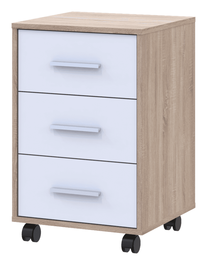 Тумба Doros Т3 Дуб сонома/Білий 43х42х66,4 (41902060)