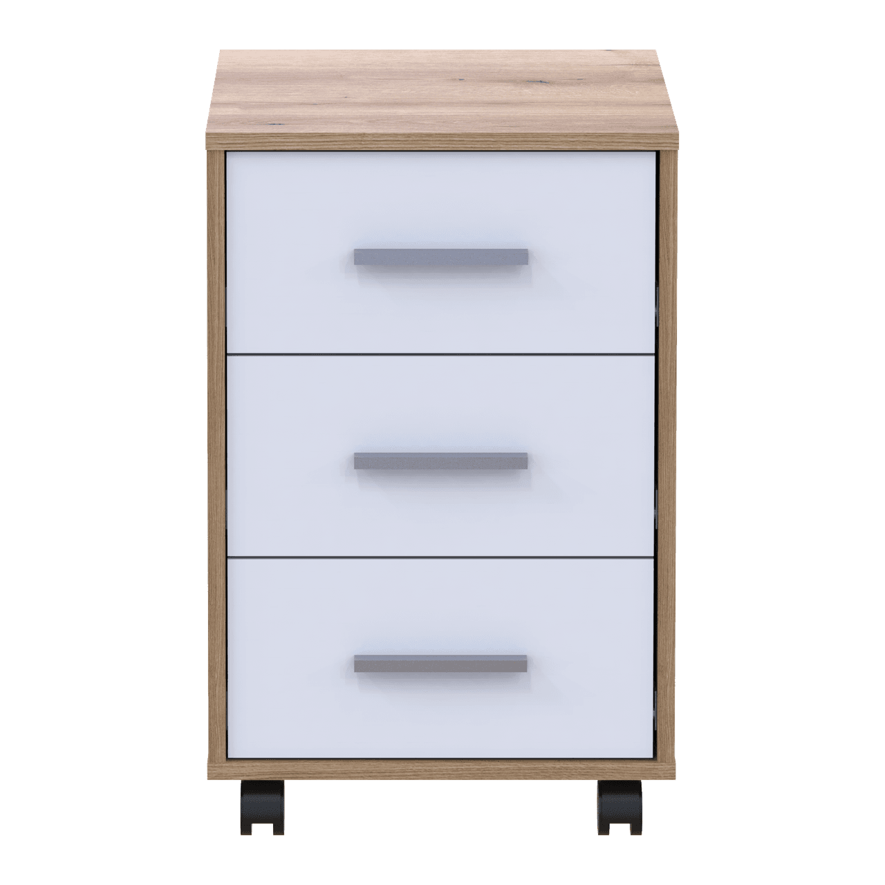 Тумба Doros Т3 Дуб Евок/Білий ДСП 43х42х66.4 (41901068)