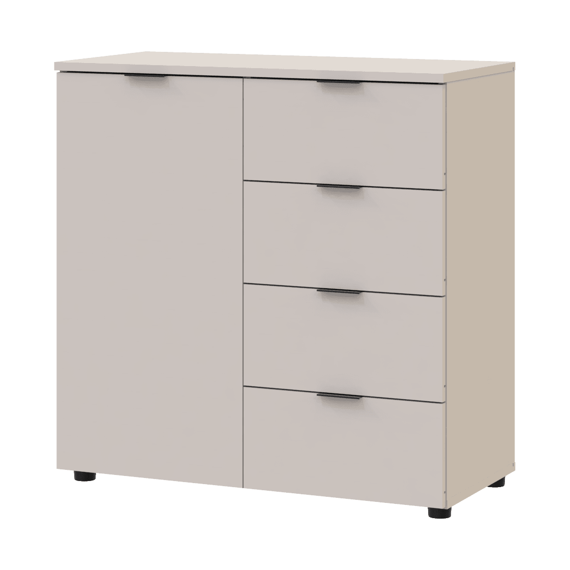 Комод Doros Рон 1 1 фасад 4 шухляды Кашемір 80х38х81 (41516043)