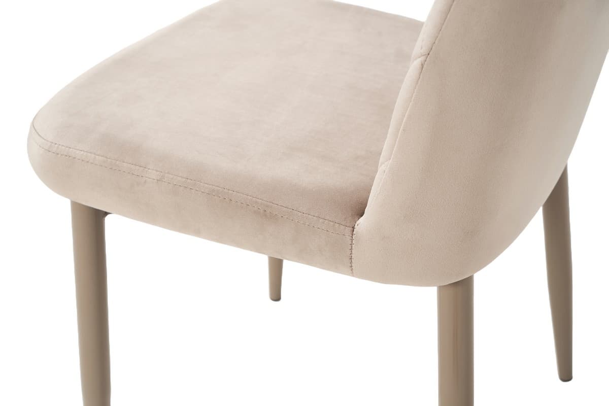 Стілець N-44 капучино велюр + капучино 9