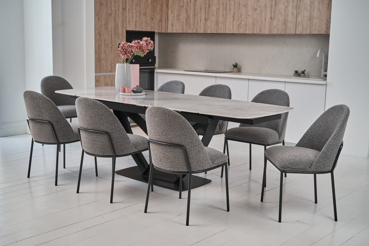 Стілець M-110 сірий + чорний 10