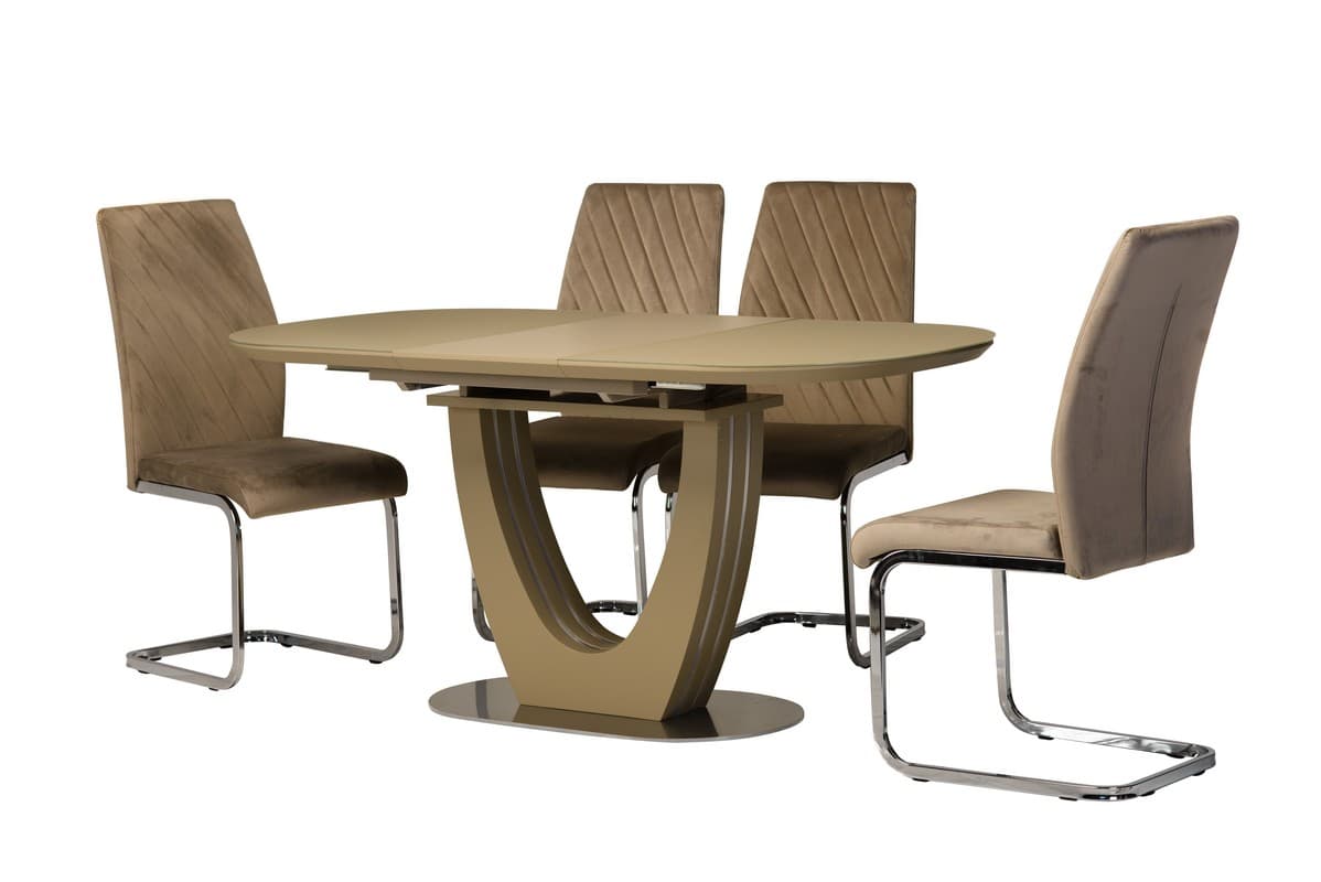 Стілець S-118 коричневий велюр 10