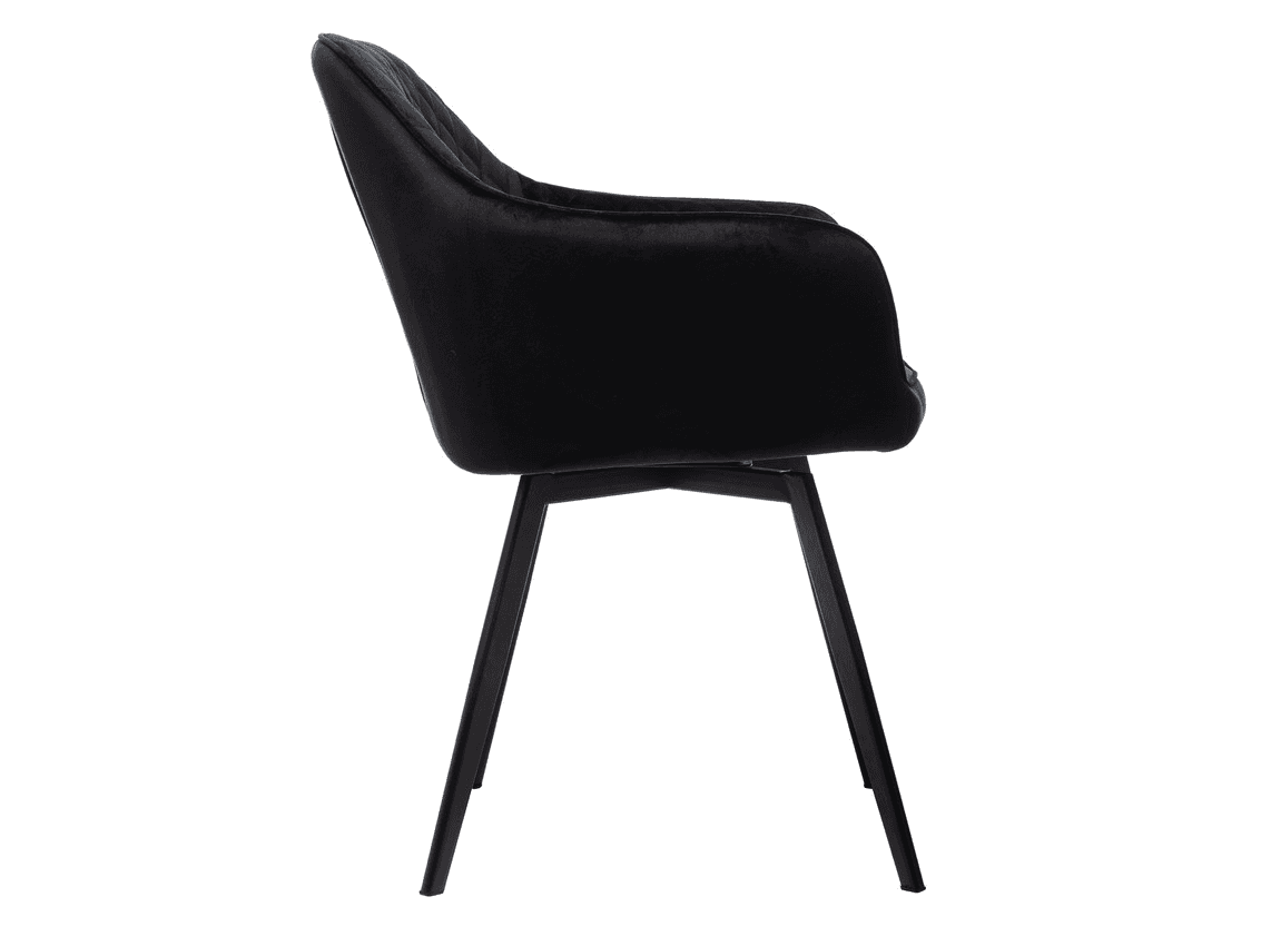 Стілець поворотний R-63 чорний + чорний 2