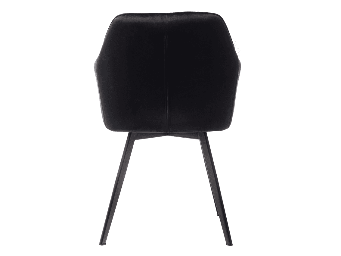 Стілець поворотний R-63 чорний + чорний 4