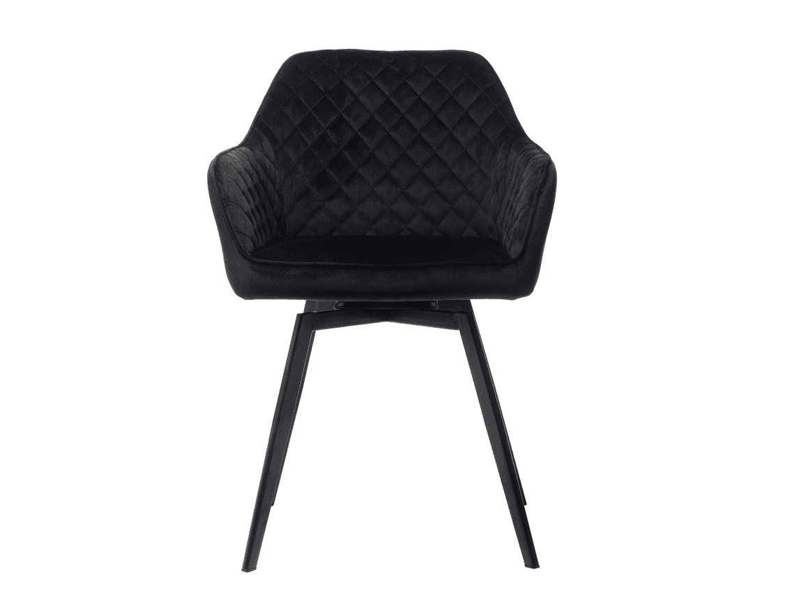 Стілець поворотний R-63 чорний + чорний 5