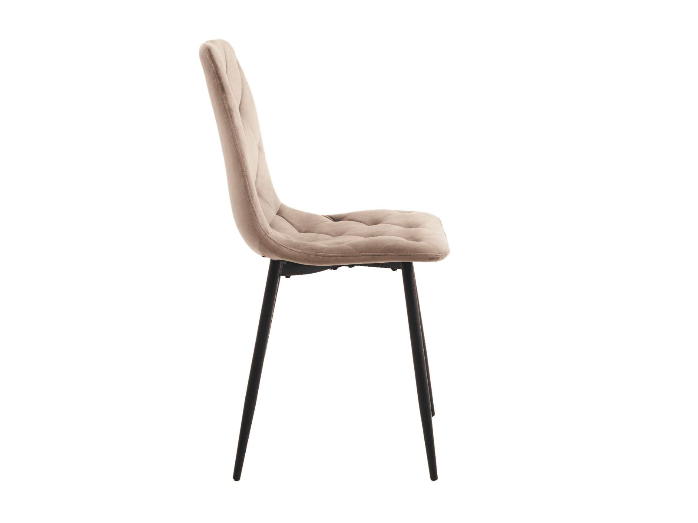 Стілець N-41 капучино велюр + чорний 2