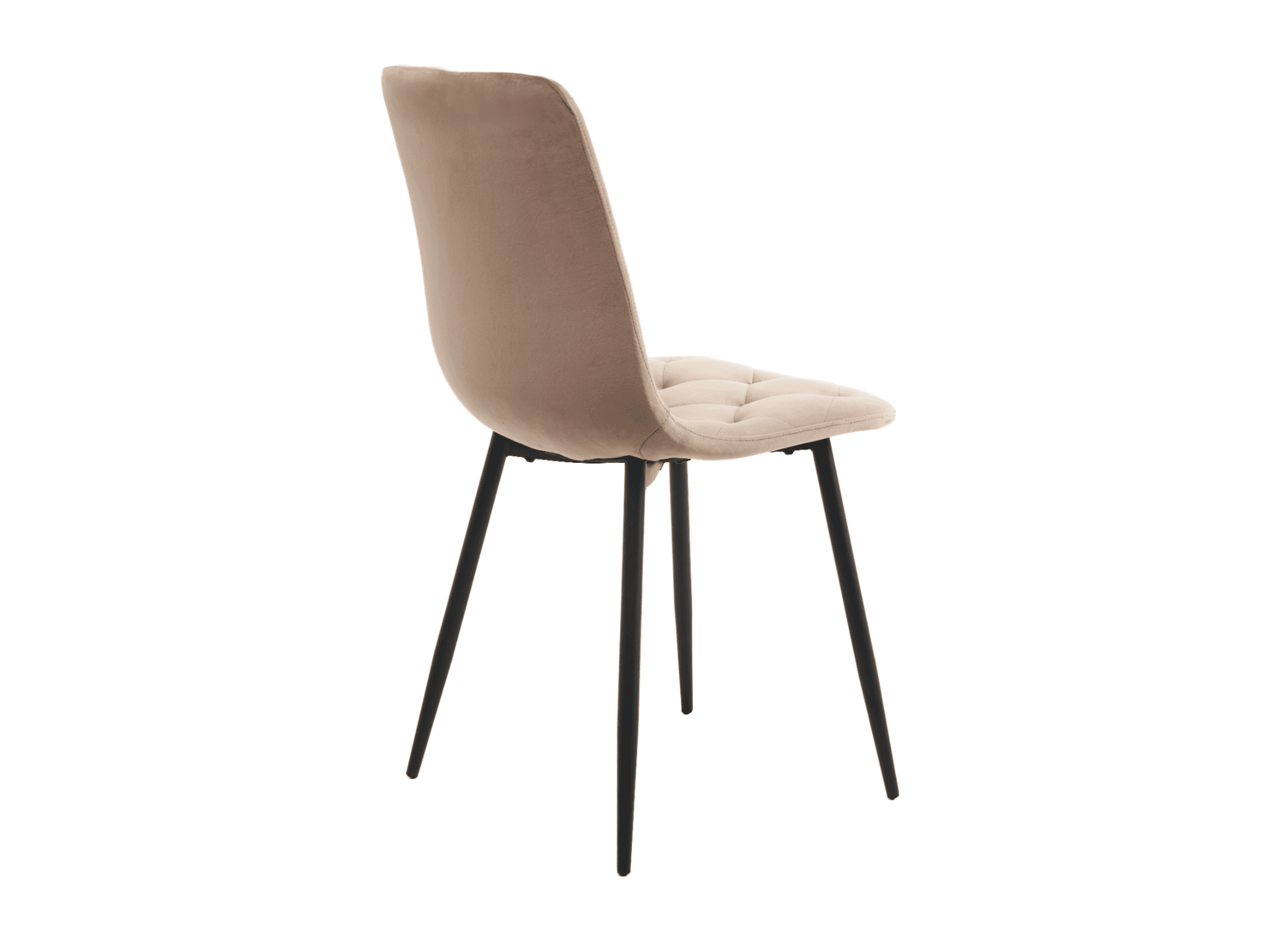 Стілець N-41 капучино велюр + чорний 3