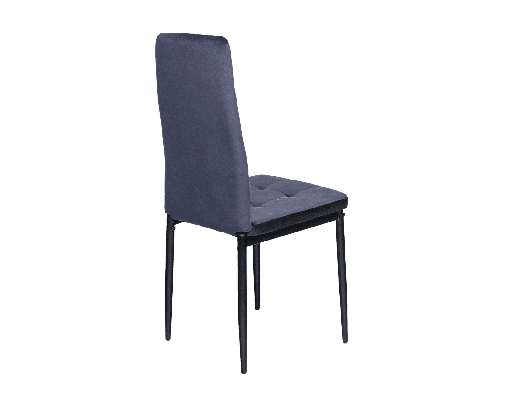 Стілець N-66-2 індіго велюр + чорний 3