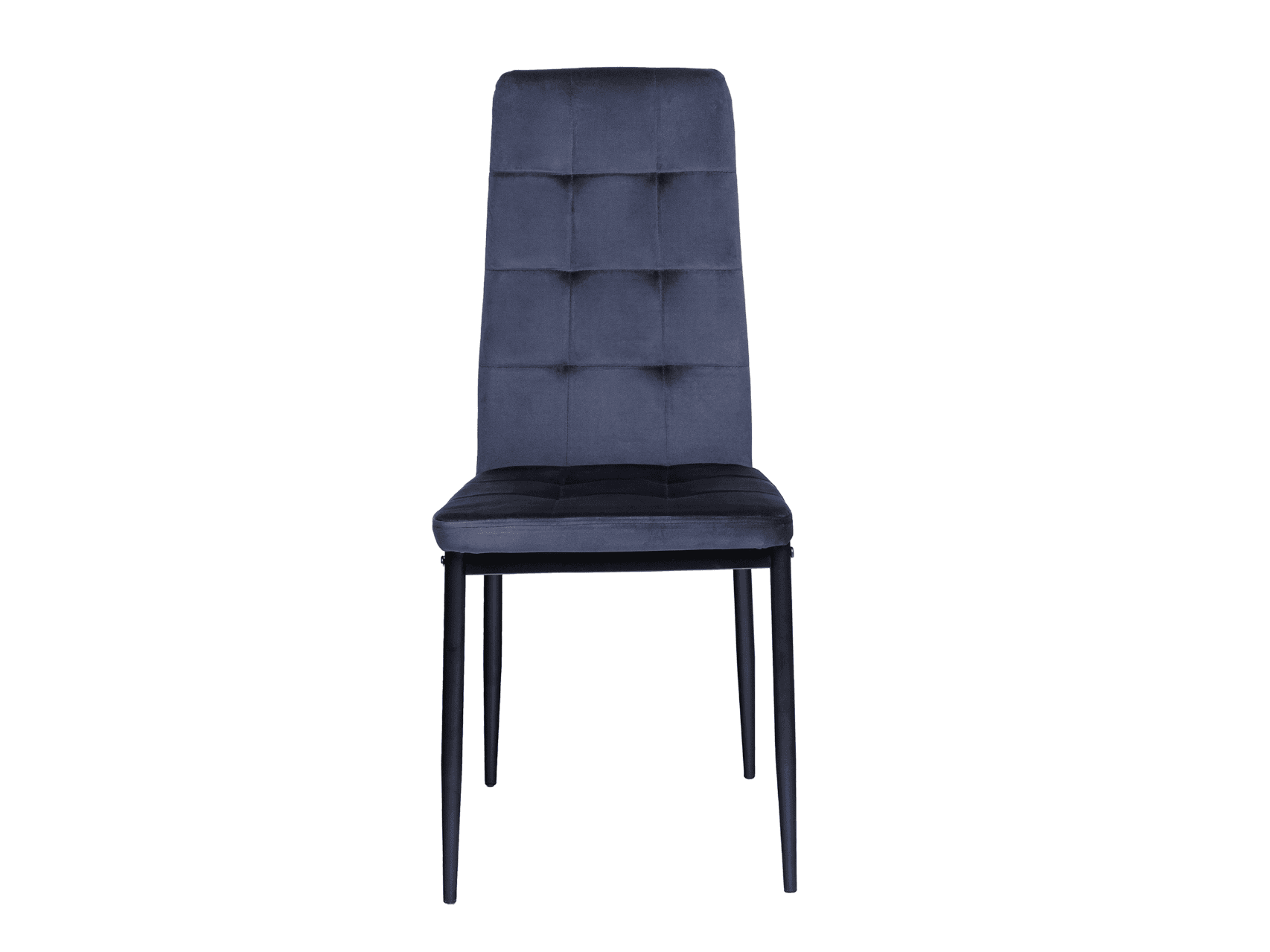 Стілець N-66-2 індіго велюр + чорний 5