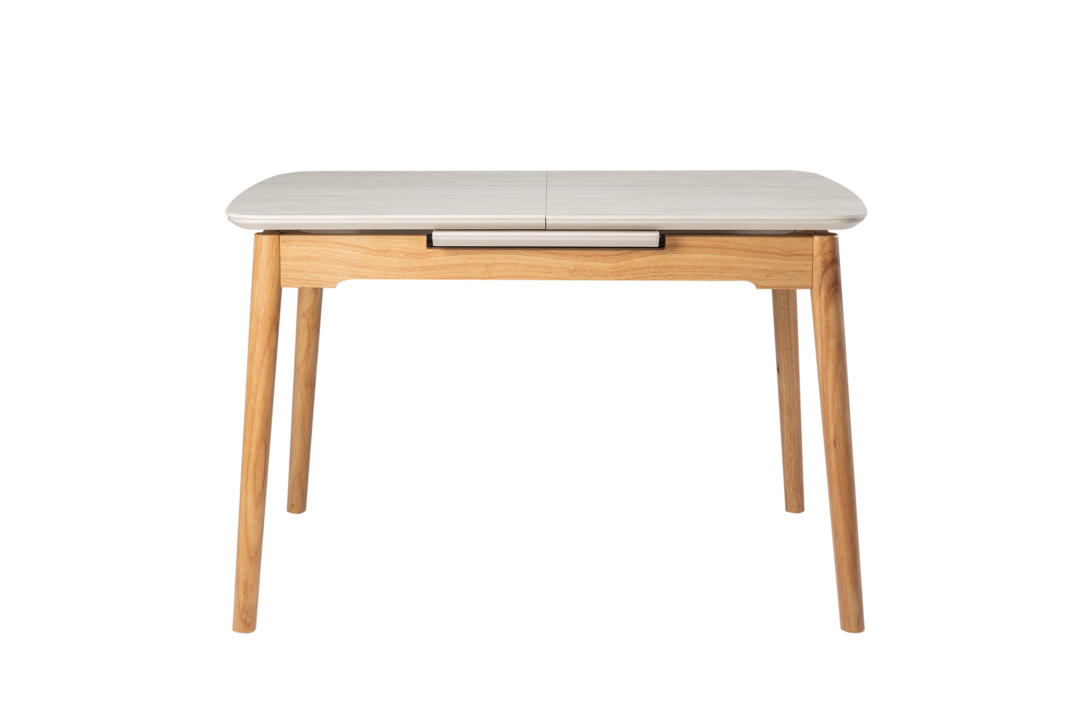 Керамічний стіл  TM-76 травертін матовий + дуб 8