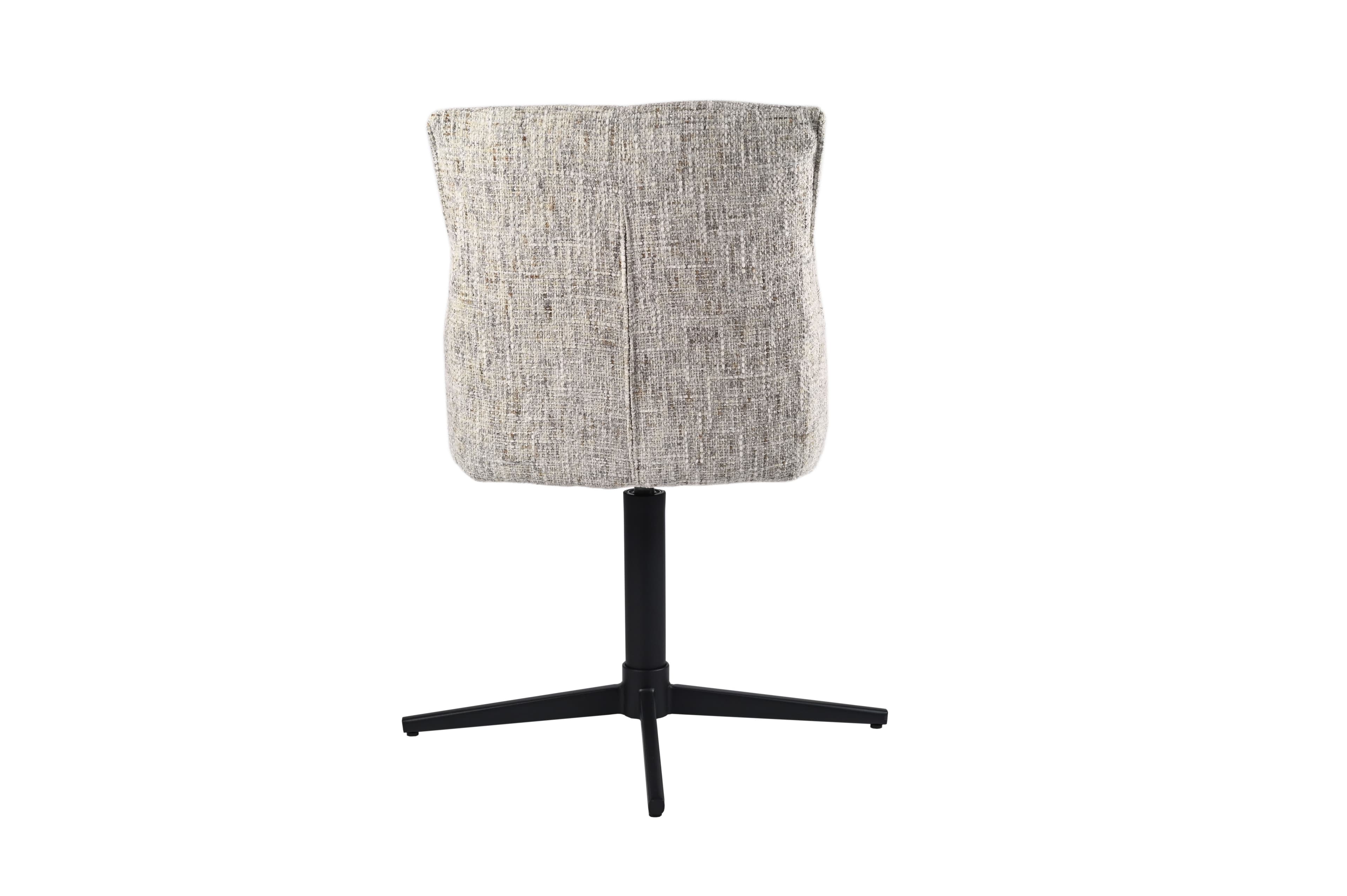 Стілець поворотний R-170 срібний + чорний 4