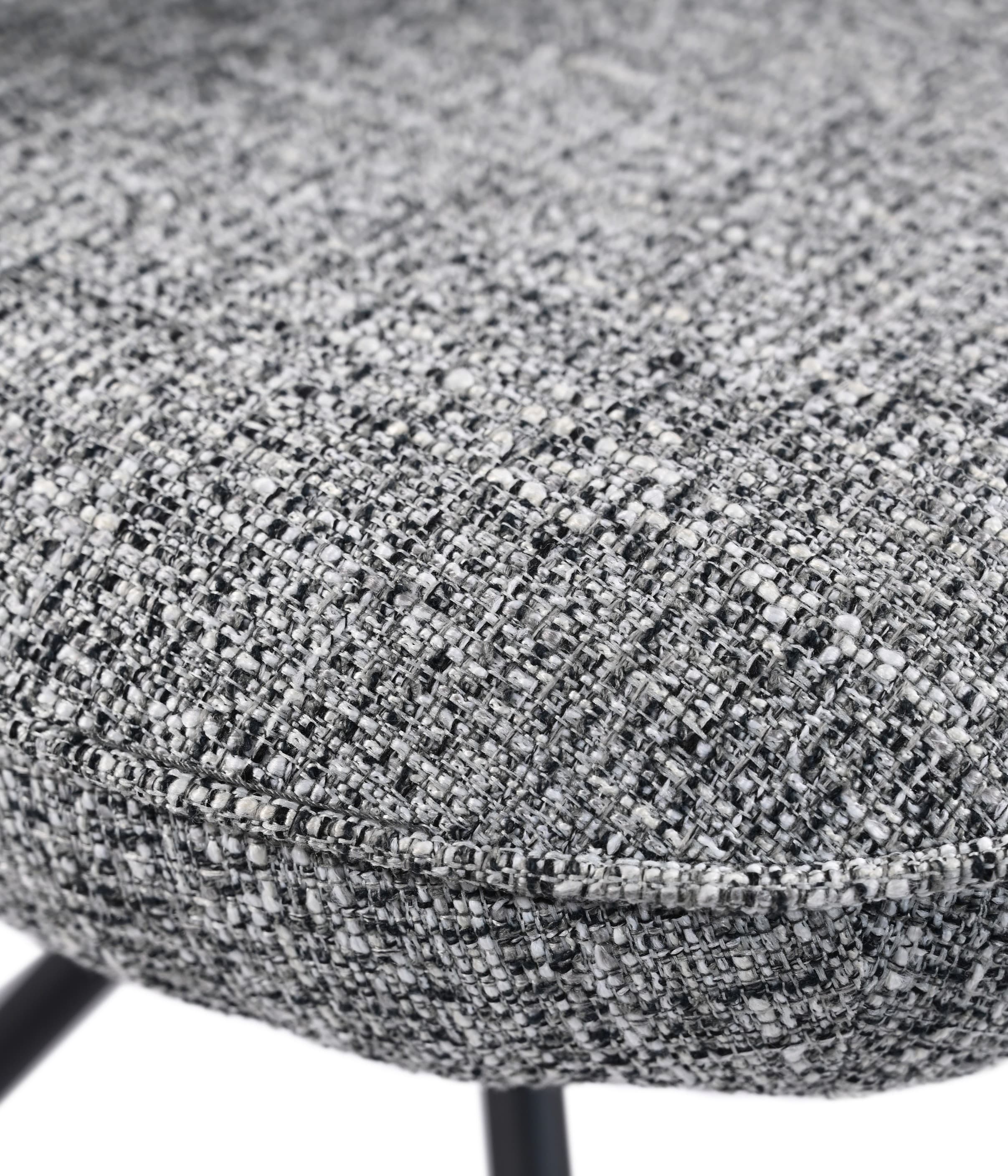 Стілець поворотний R-160 графітовий твід + чорний 8