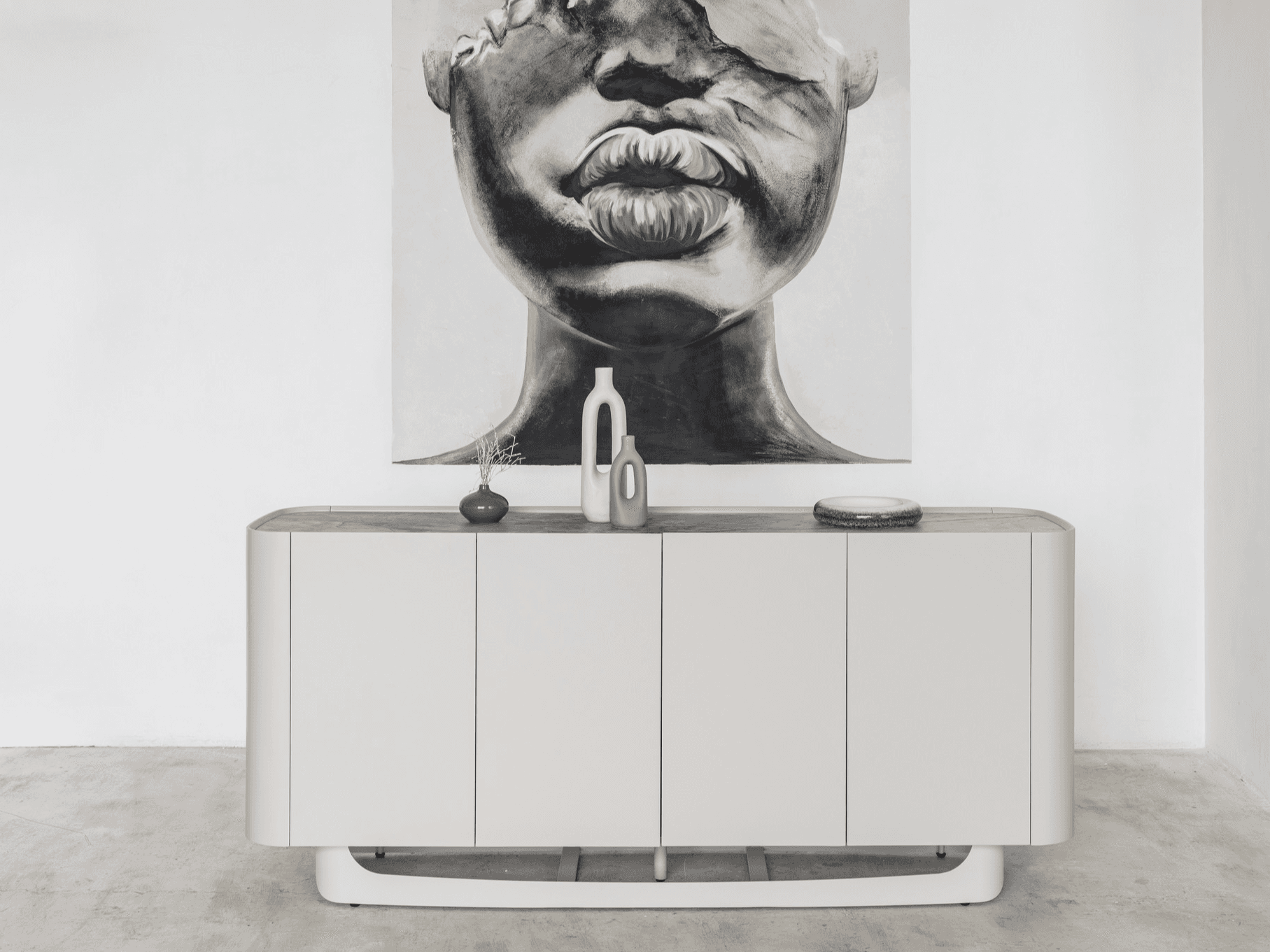 Буфет "Арно" сілвер рівер + айворі