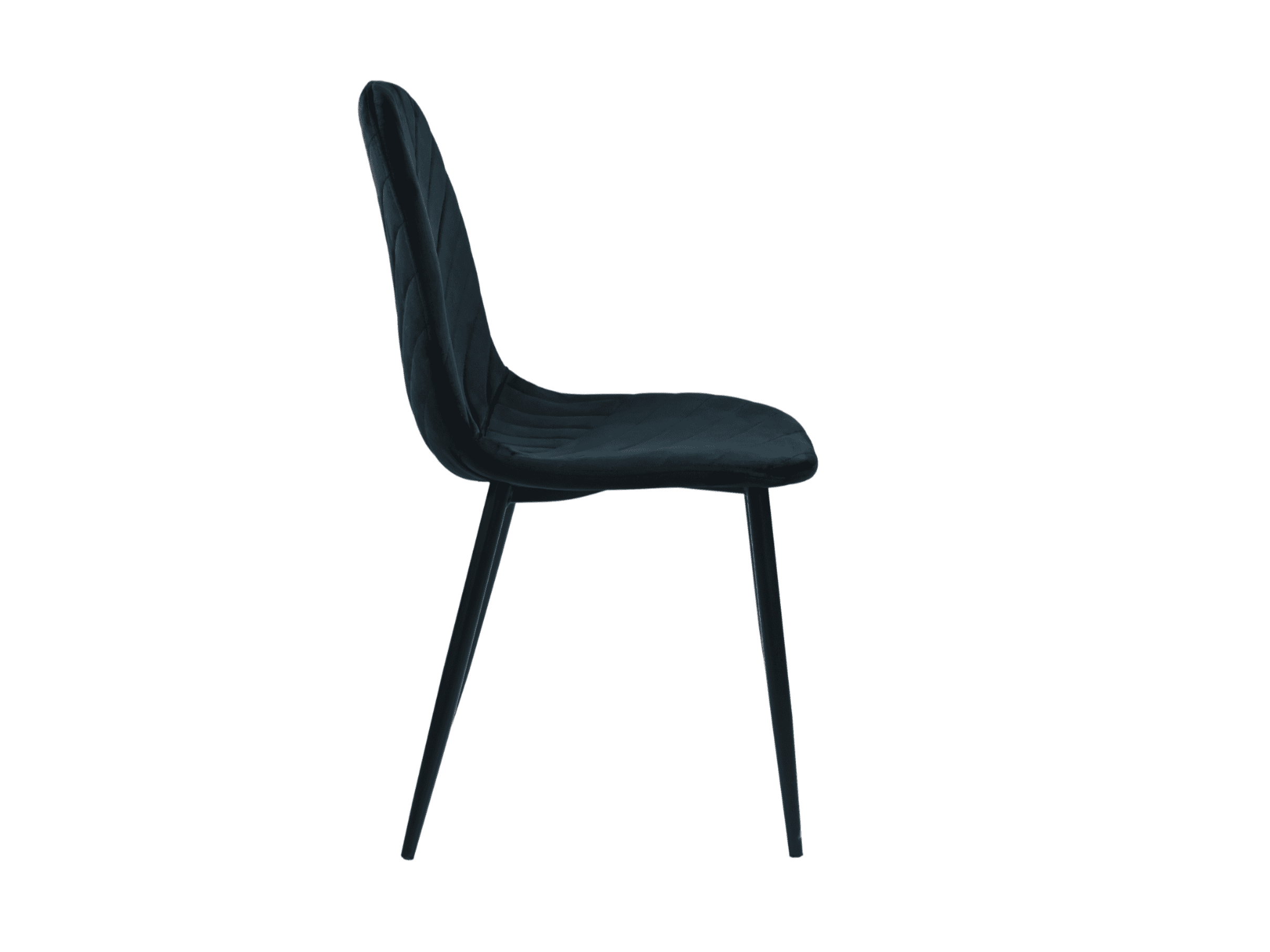 Стілець N-170 чорний велюр + чорний 2