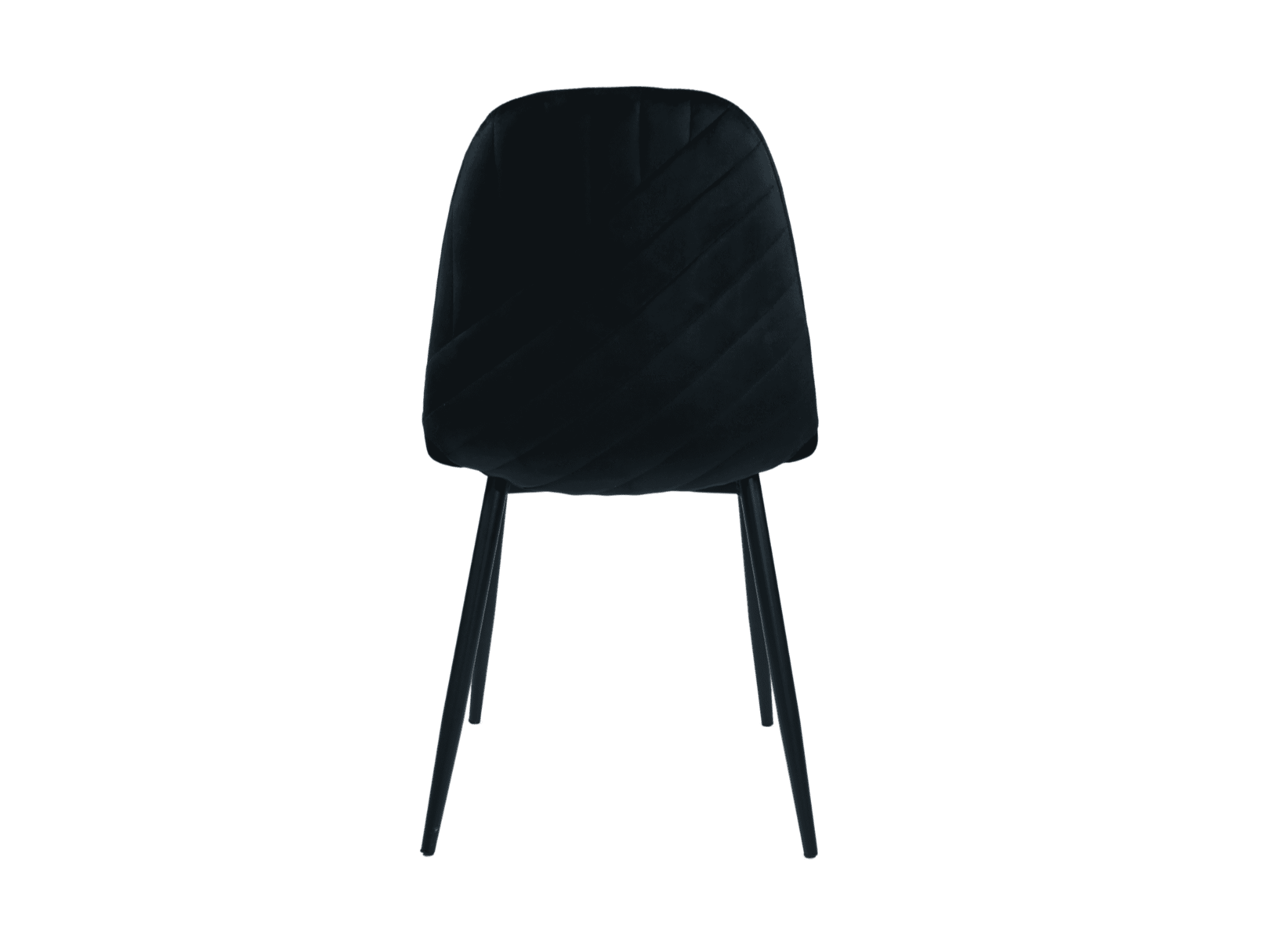 Стілець N-170 чорний велюр + чорний 4