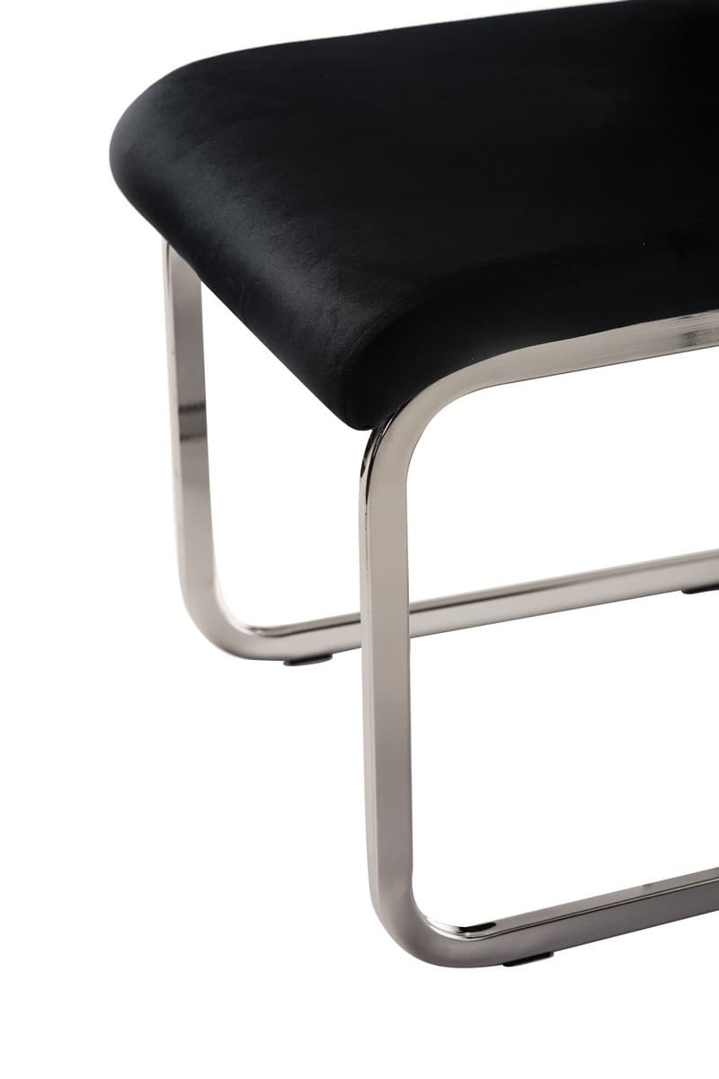 Стілець S-120 чорний велюр 9