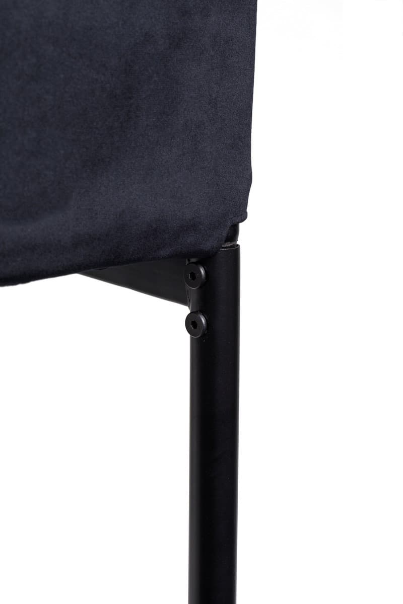Стілець N-66-2 чорний велюр 9