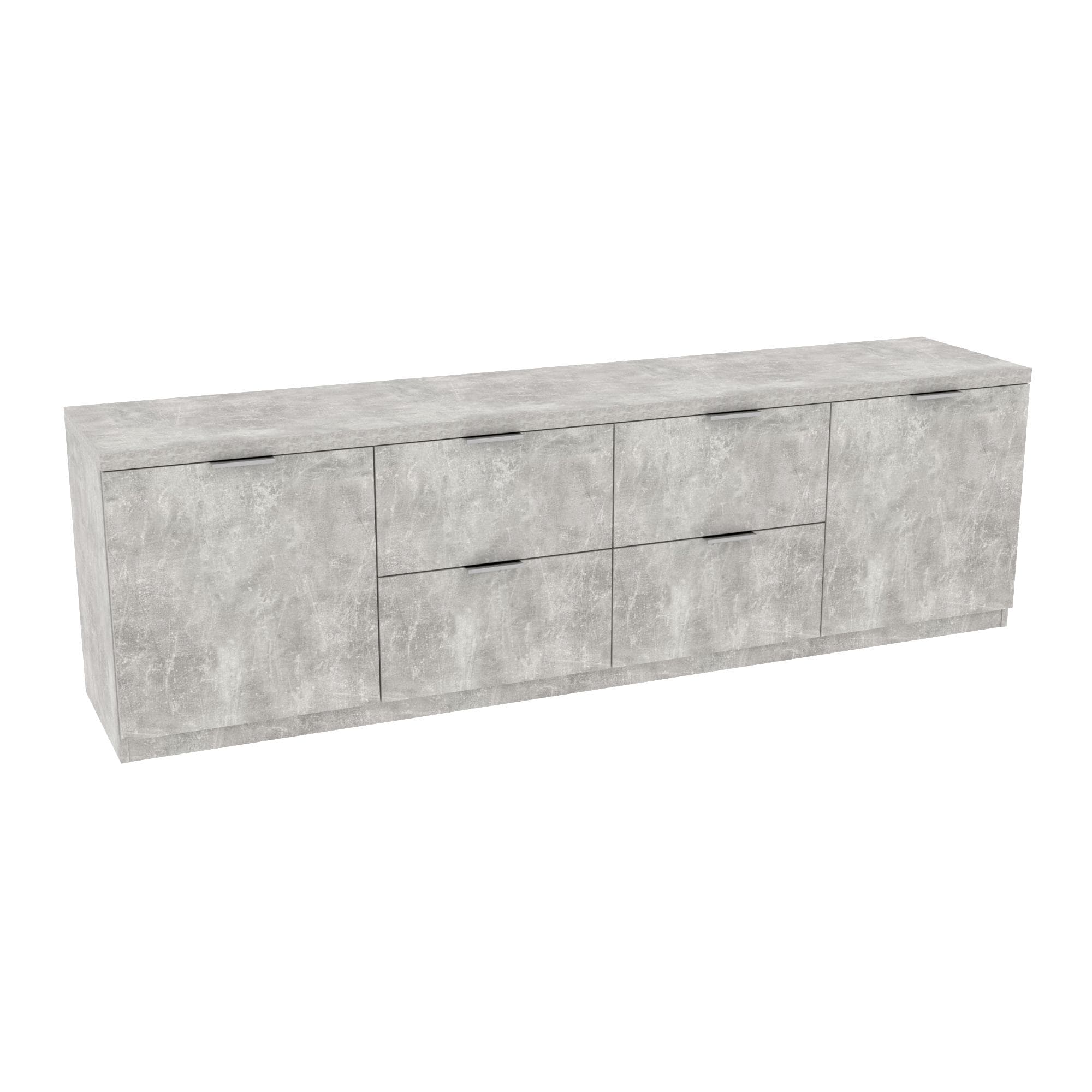 Тумба TV №6, Бетон, 2000/420/600