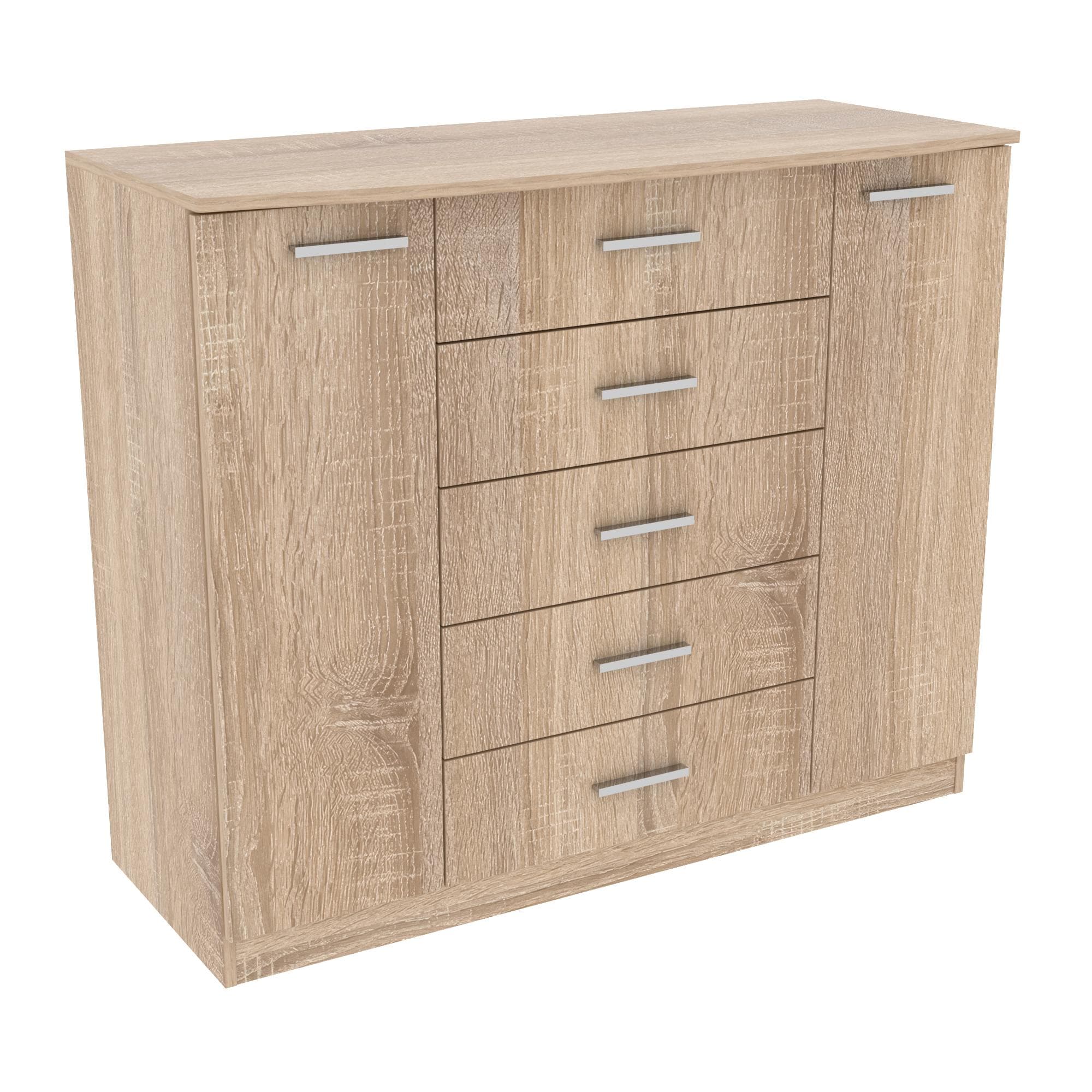 Комод №5, Дуб Сонома, 1200/450/1000