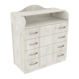 Комод пеленальний №1, Дуб Шамоні Світлий, 864/465/1020