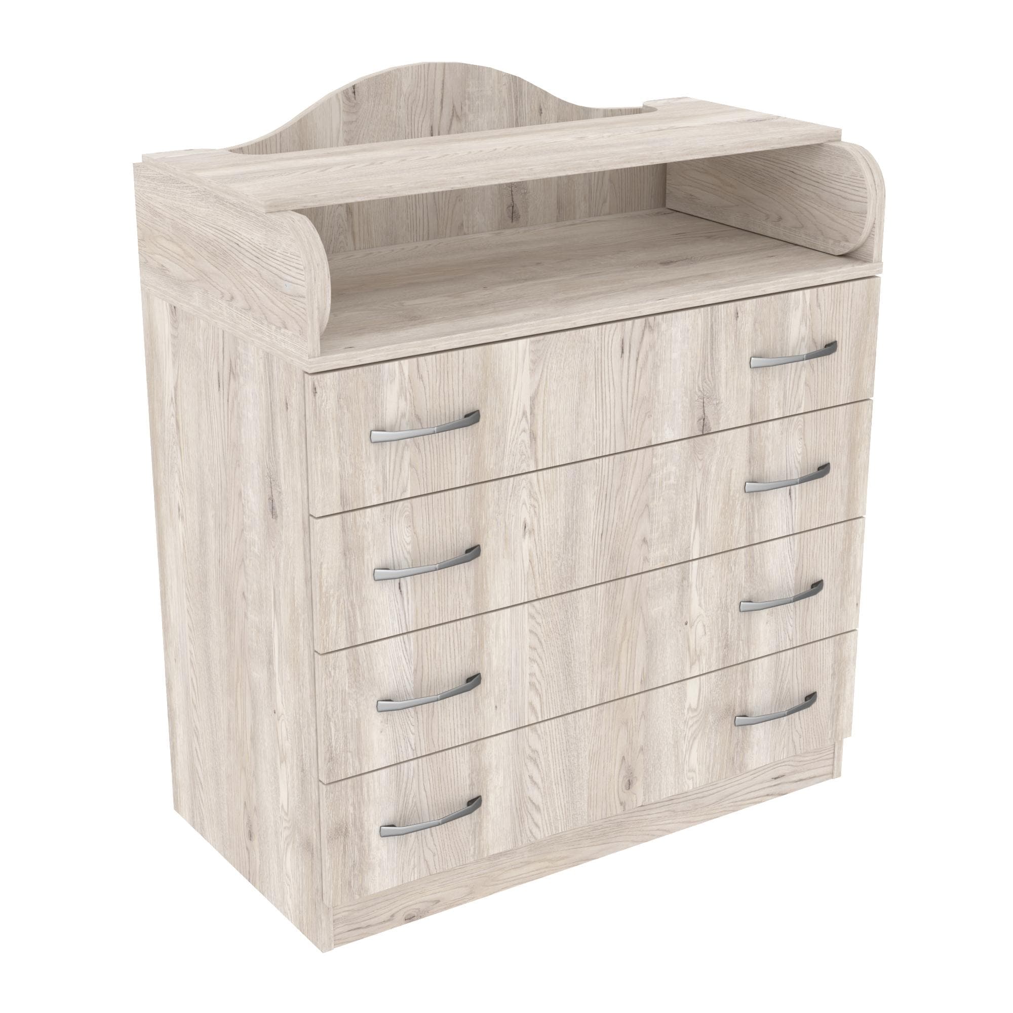 Комод пеленальний №1, Самоа Димчастий, 864/465/1020