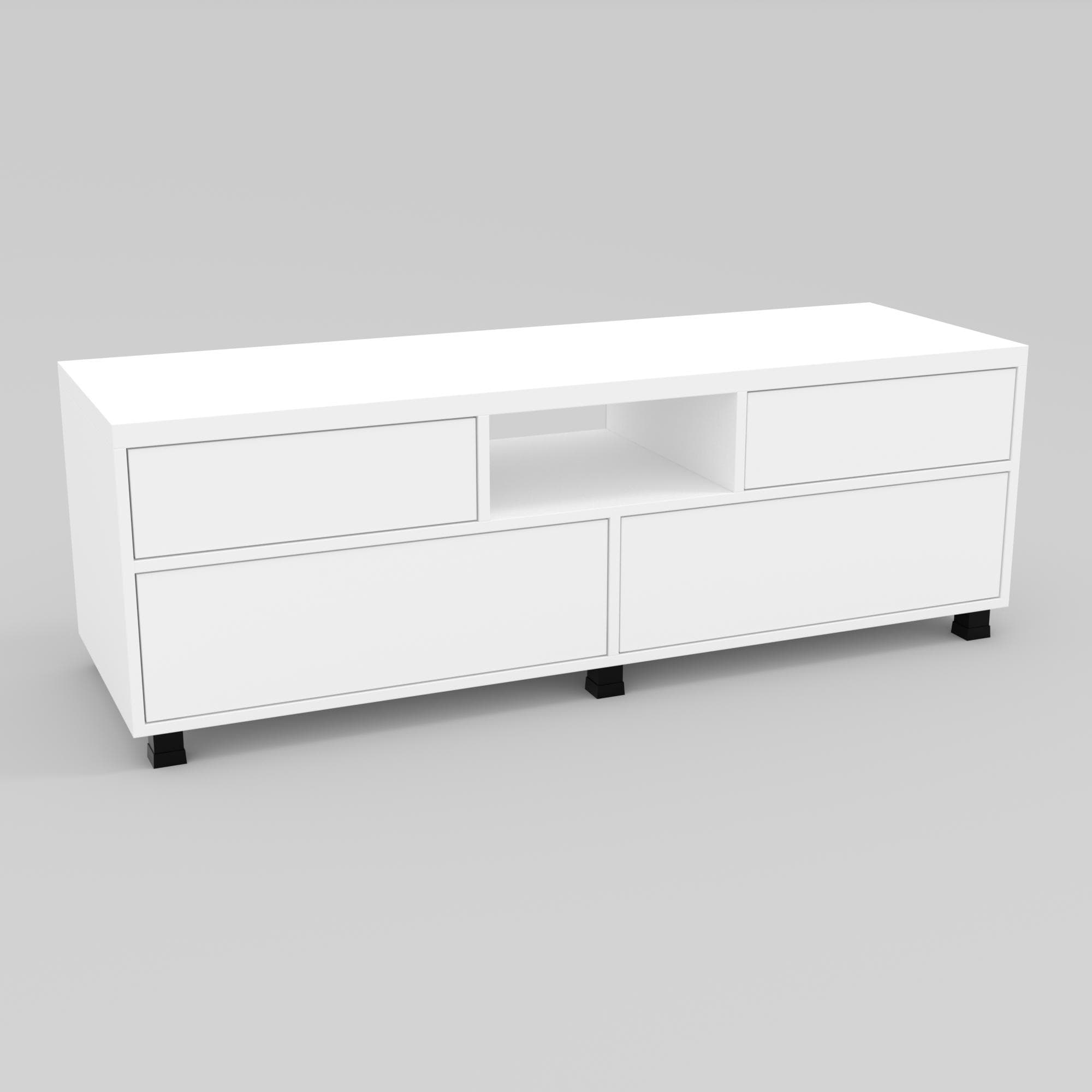 Тумба TV №3, Білий, 1400/450/475