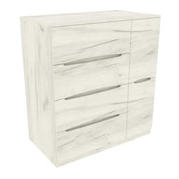 Комод Дельта №2, Дуб Крафт Білий, 1090/610/1200