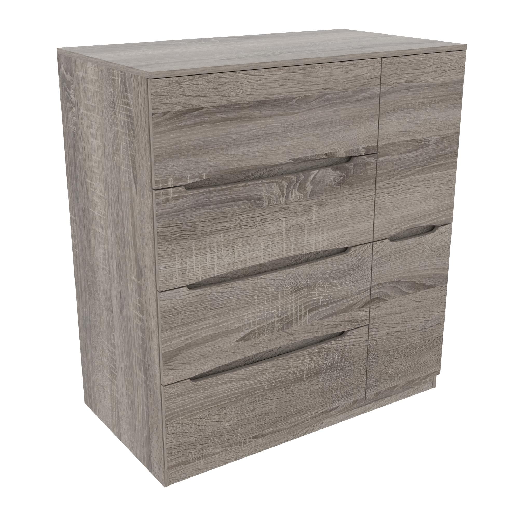 Комод Дельта №2, Дуб Сонома Трюфель, 1090/610/1200