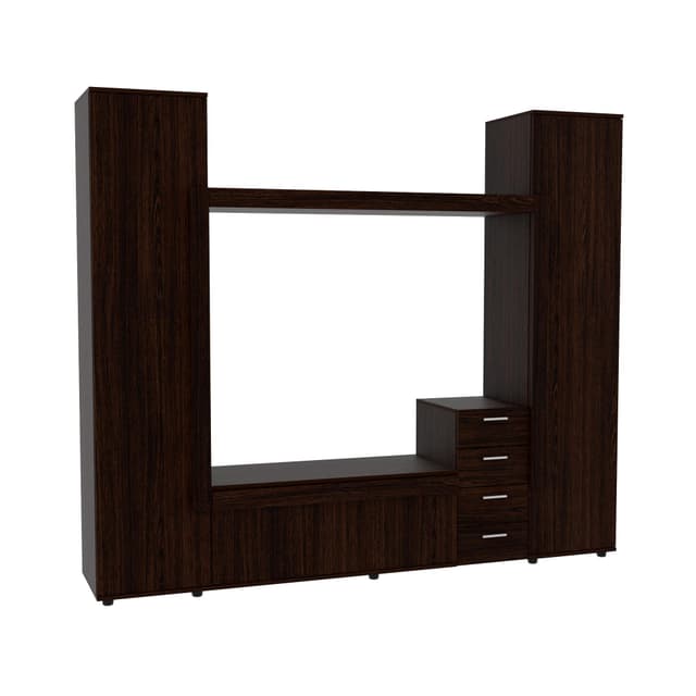 Стінка у вітальню під ТВ Ехо-2, Венге Магія, 2160х420х1850