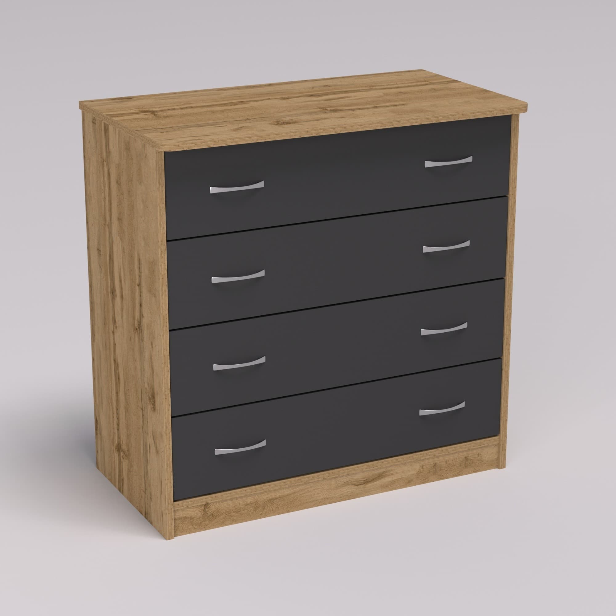 Комод Діана №1, Дуб Аппалачі/Антрацит, 800/440/800