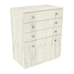 Комод Favorit F-1, Дуб Крафт Білий, 800/500/1000