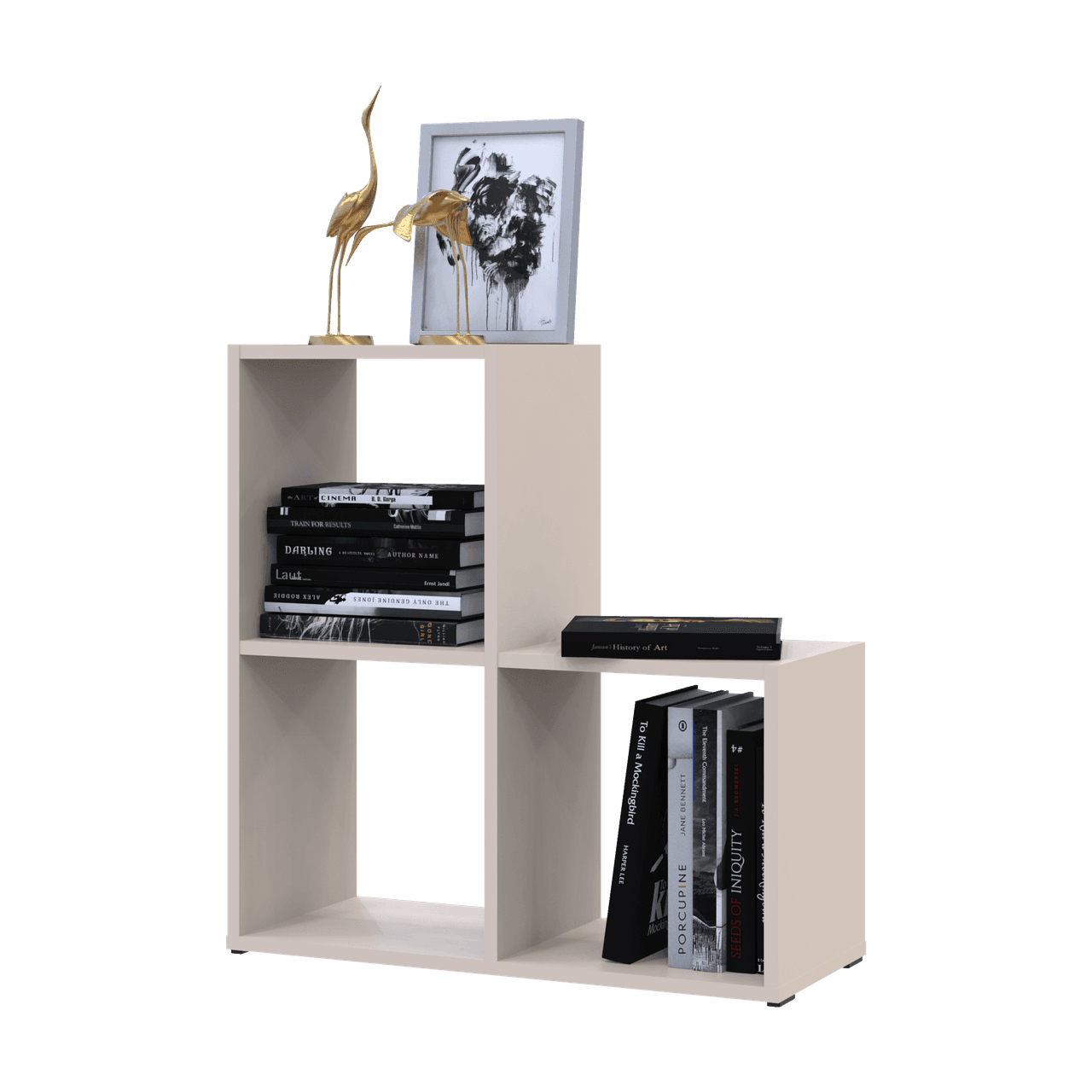 Стелаж Doros Степ 2х2 Кашемір відкритий 69х28.8х71.4 (41516158)