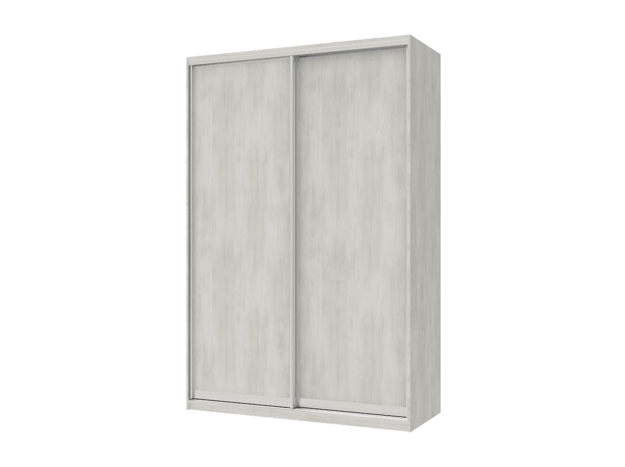 Шафа купе Doros Сіті Лайт Біле дерево 2 ДСП 150х60х225 (42002016)