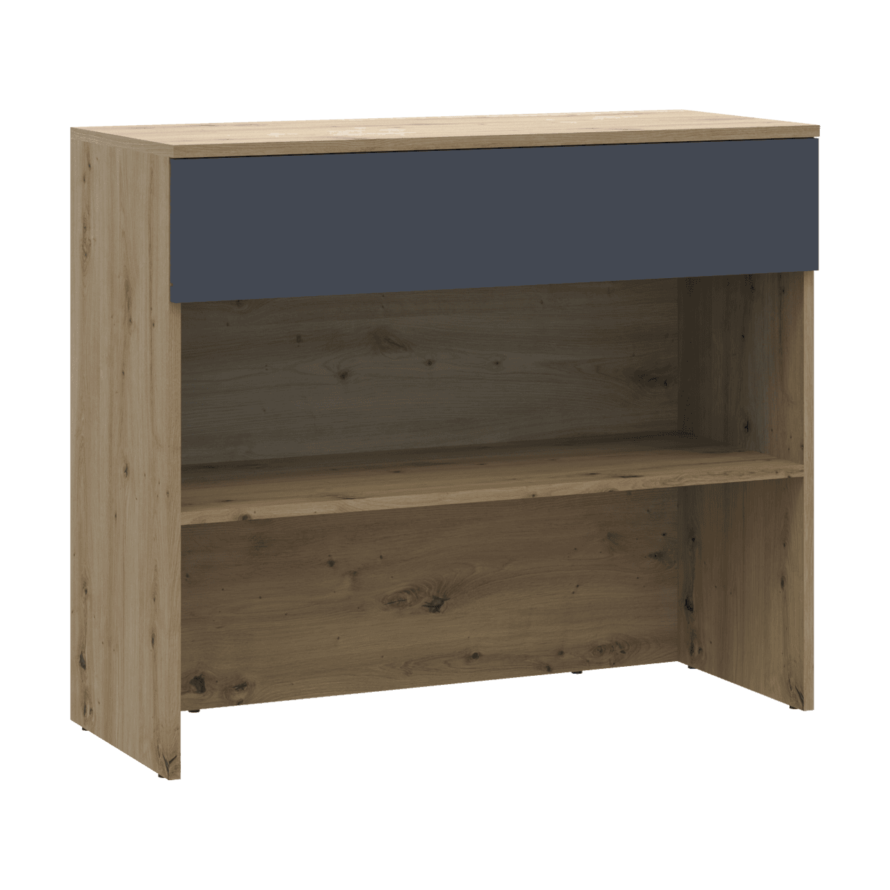 Тумба для взуття Doros Спліт Дуб Артізан/Графіт ДСП 94х39х80 (41901271)