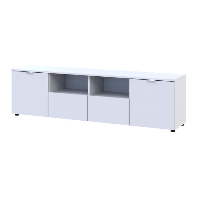 Комод Doros Рон 4 Білий 2 фасади 2 шухляди 180х38х50 (44900221)