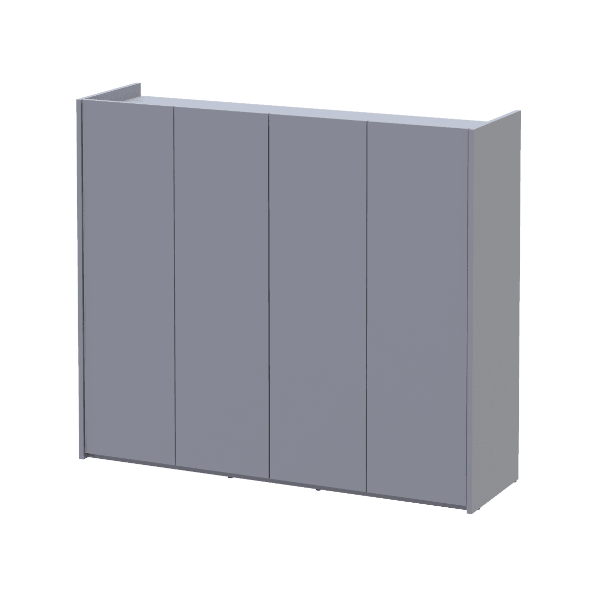 Тумба для взуття Doros Кассель Сірий 4 ДСП 128х40х110 (41516226)