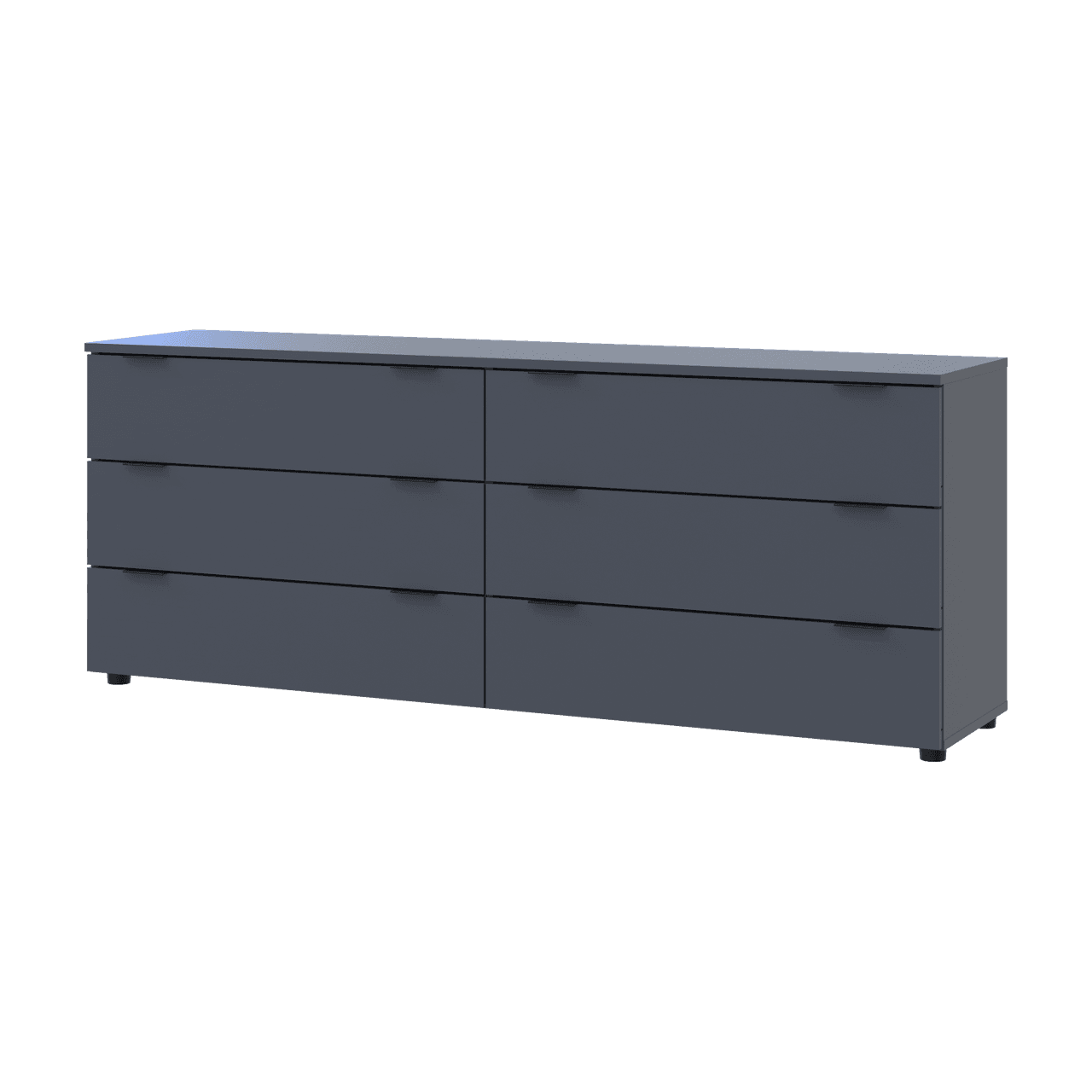 Комод Doros Рон 9 Графіт 6 Шухлядок 160х38х62 (41516176)