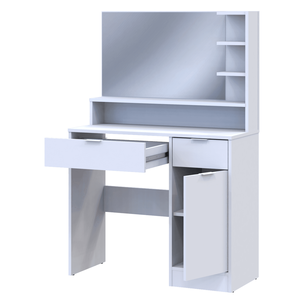 Туалетний столик Doros Естель Білий ДСП 90х38х135 (41516035)