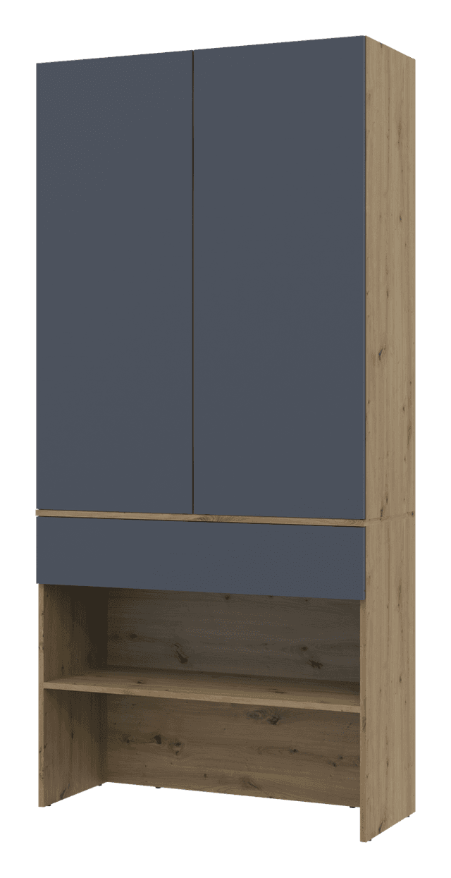 Передпокій Doros Спліт Дуб Артізан/Графіт ДСП 94х39х200 (44900271)