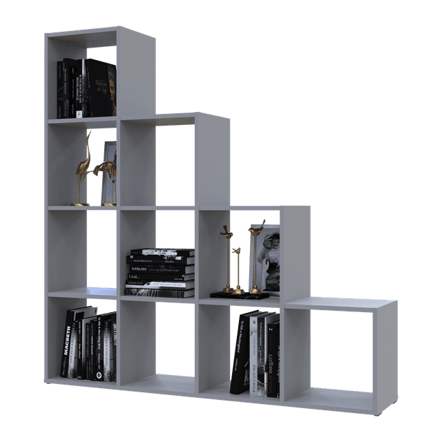 Стелаж Doros Степ 4х4 Сірий відкритий 136.2х28.8х140.7 (41516179)