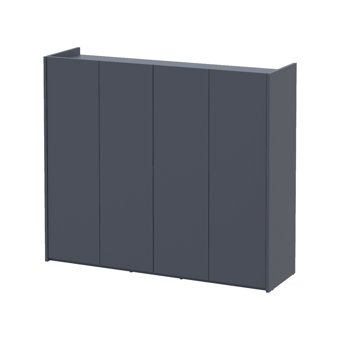 Тумба для взуття Doros Кассель Графіт 4 ДСП 128х40х110 (41516215)