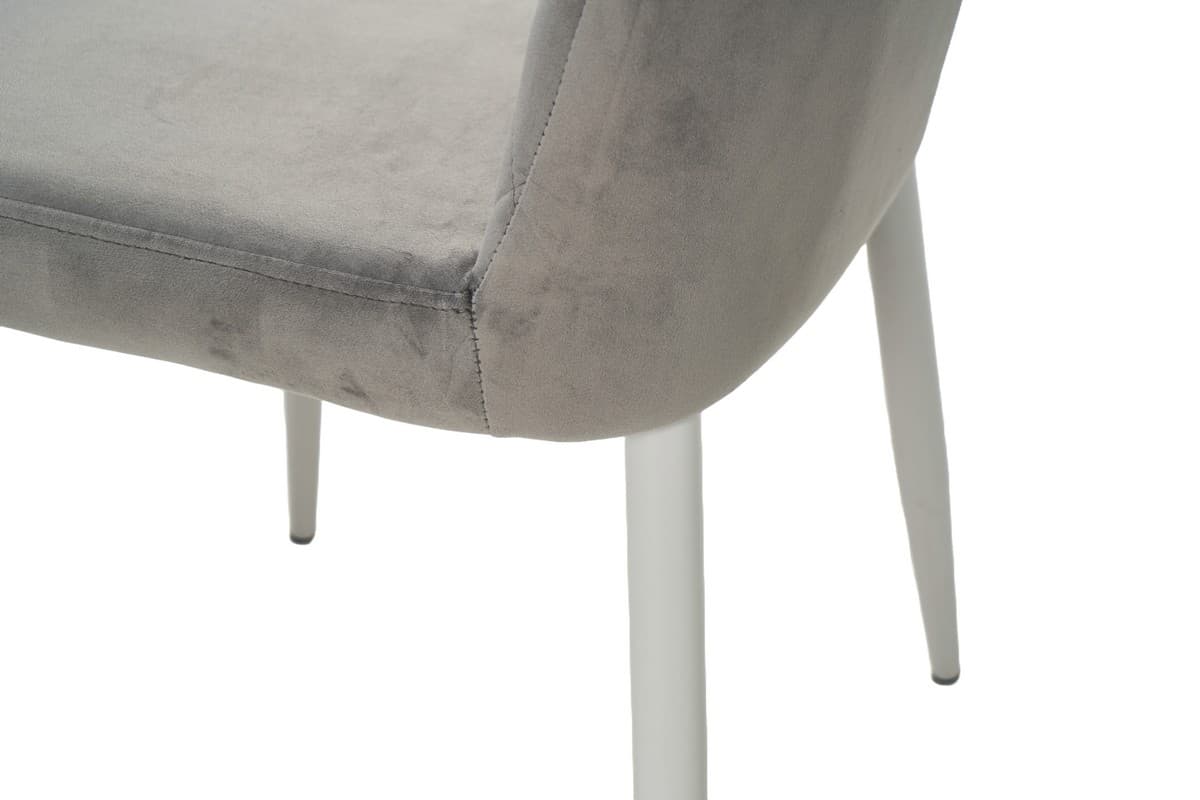 Стілець N-44 сірий велюр + сірий 9