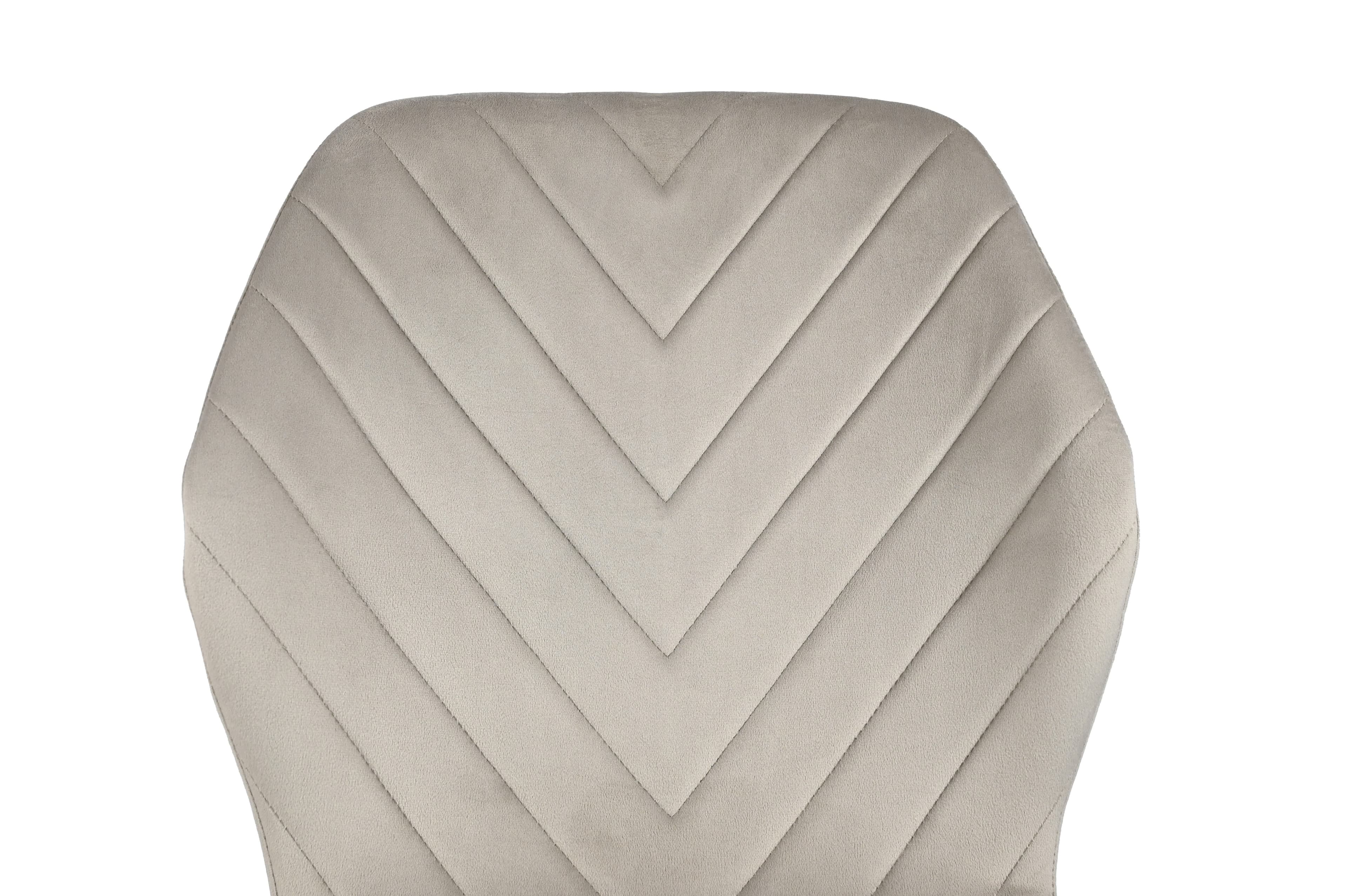 Стілець N-54 капучино велюр + дуб 6