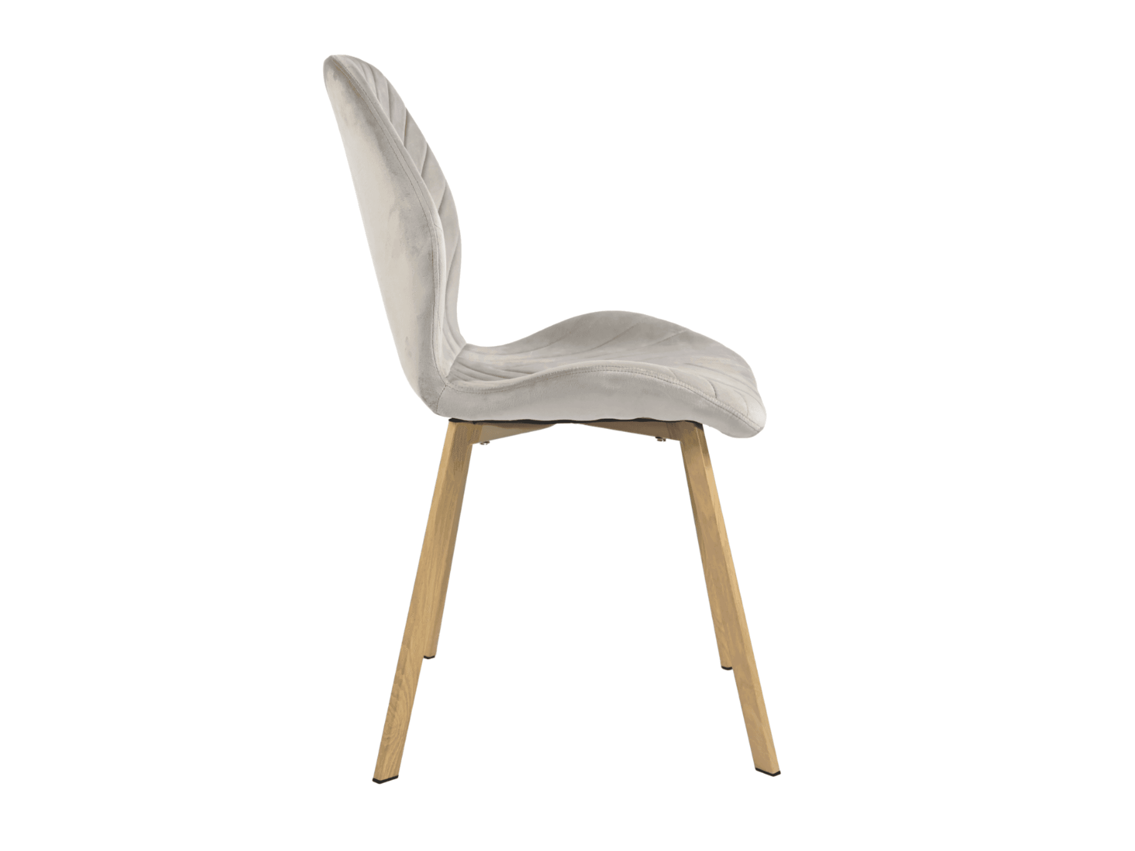 Стілець N-54 капучино велюр + дуб 2