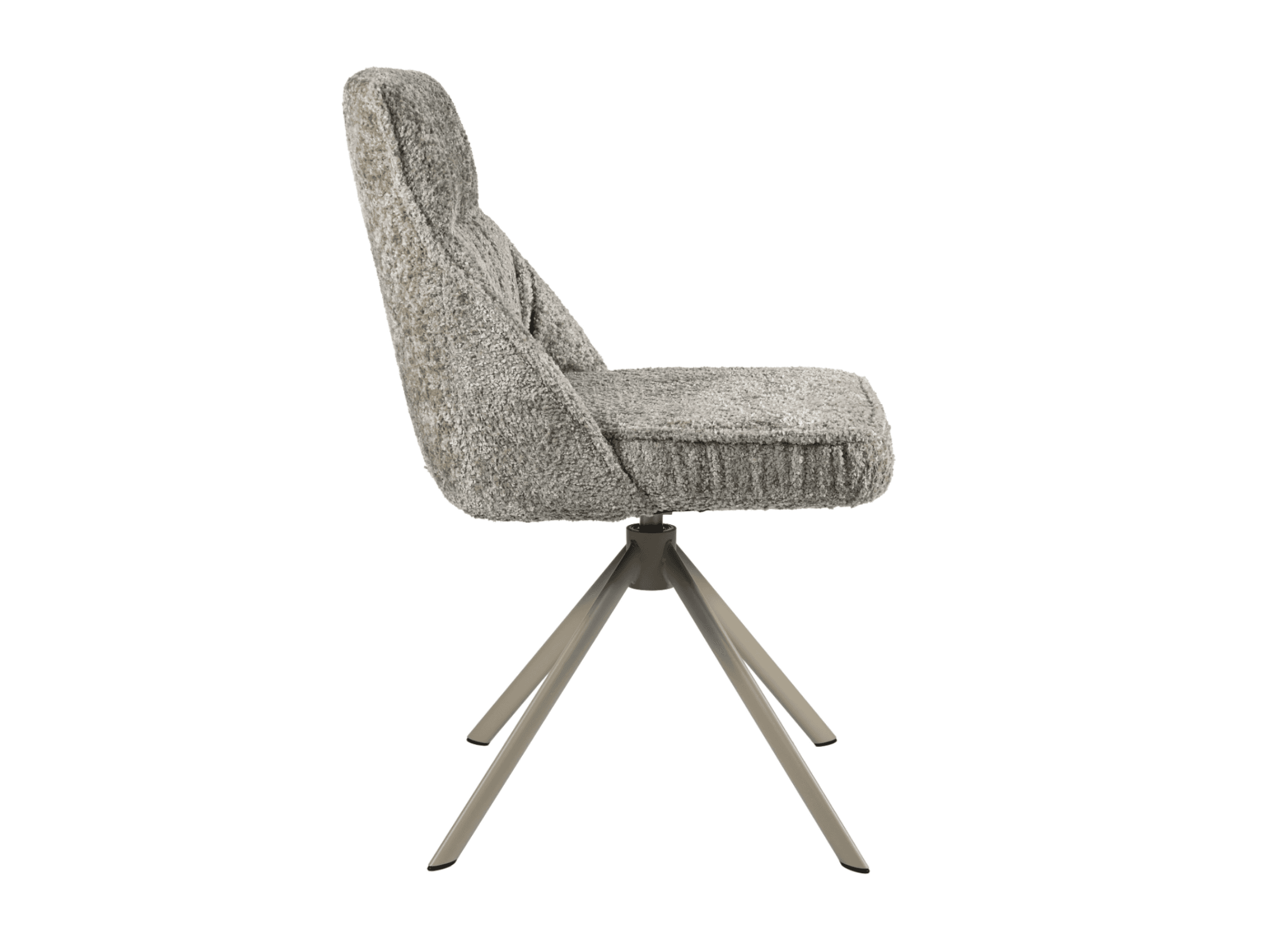 Стілець поворотний R-168 перлинний тауп + капучино 2